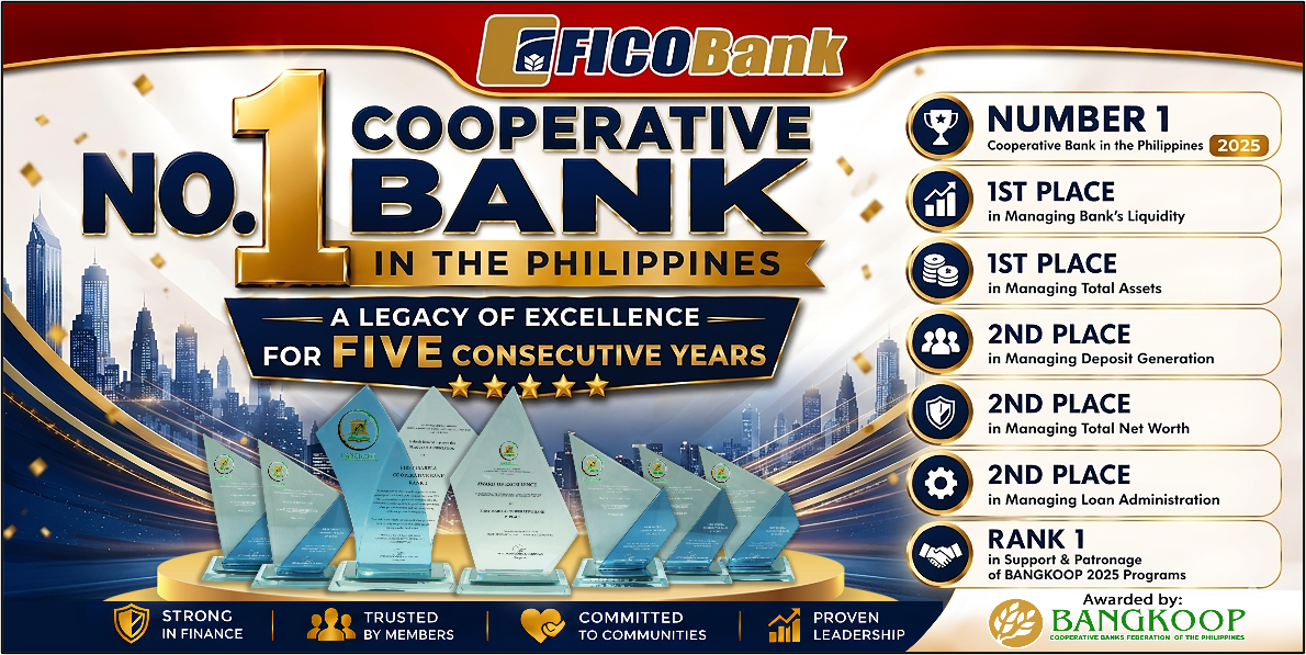 -  FICOBank Remains No. Cooperative Bank in 2025: A Legacy of Excellence for FIVE CONSECUTIVE YEARS